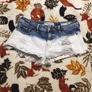 Low rise shorts